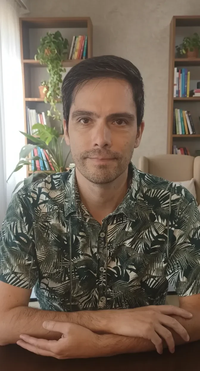 Camisa verde con fondo OPTI